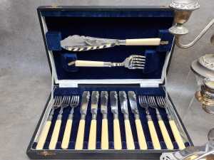 Assorted silver plate, including boxed - 2