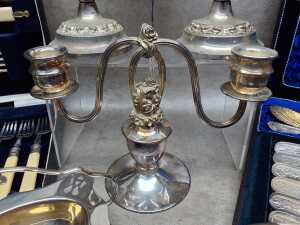 Assorted silver plate, including boxed - 4