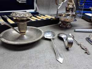 Assorted silver plate, including boxed - 5