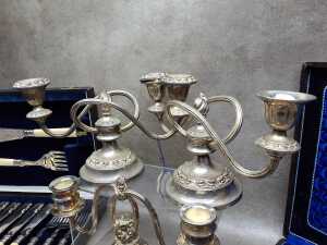 Assorted silver plate, including boxed - 6