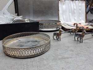 Assorted silver plate, including boxed and antique - 4
