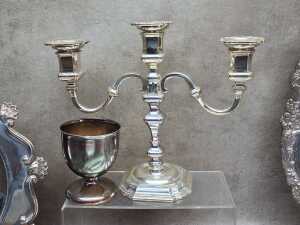 Assorted silver plate and metalware - 2