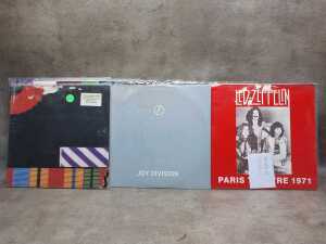 Nine Rock and Pop vinyl records - 2