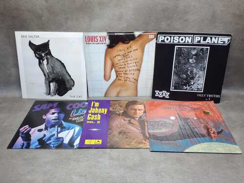Assorted vinyl records
