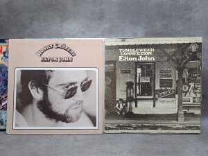 Eight Elton John vinyl records - 3