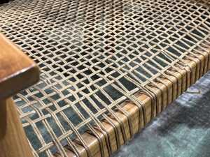 Pair of modern timber chairs - 4
