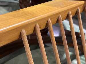 Pair of modern timber chairs - 5