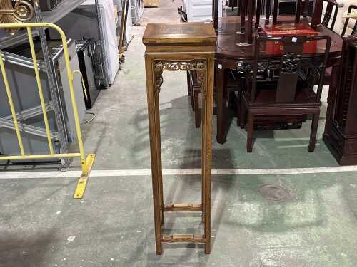 Elm Chinese-style plant stand