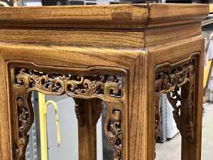 Elm Chinese-style plant stand - 2