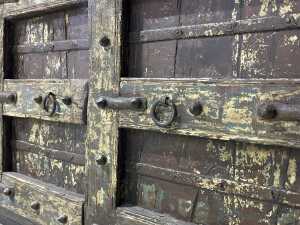 Indian rustic solid sideboard - 6
