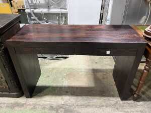 Modern timber console table