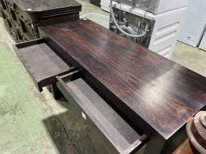 Modern timber console table - 2
