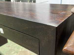 Modern timber console table - 3