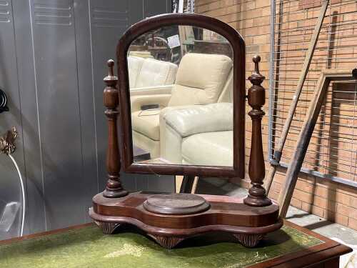 Mahogany Shaving Mirror