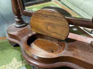 Mahogany Shaving Mirror - 2