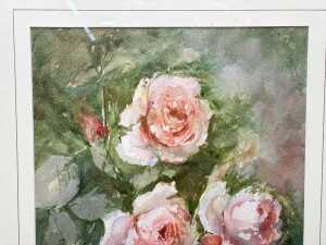 L. H. Chamberlain, roses. Watercolour painting on paper - 2