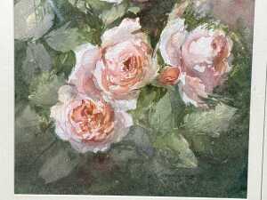 L. H. Chamberlain, roses. Watercolour painting on paper - 3