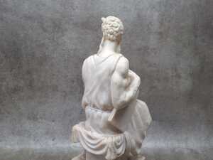 After Michelangelo, Moses. Reproduction resin statue. - 3