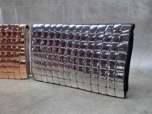 Two designer-style clutch purses - 2
