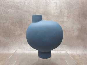 Modern Matisse-style porcelain vase with sgraffito decoration - 2