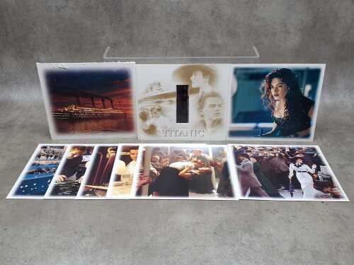 Original Titanic film cell mounted in souvenir pack