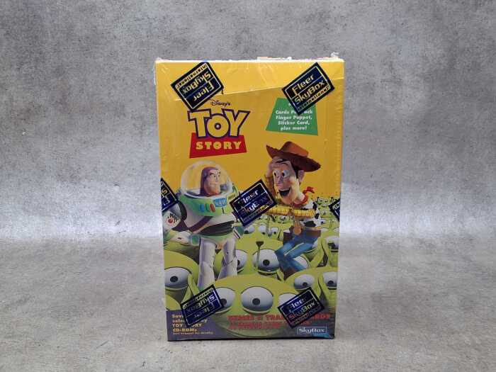 Toy Story series II factory-sealed box of 1996 Sky Box trading cards