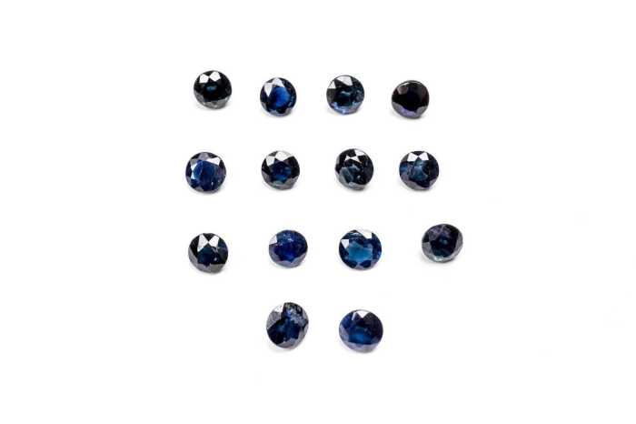 A collection of Australian sapphires
