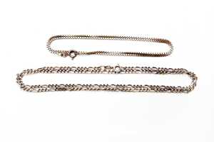 Seven necklaces in sterling silver - 4