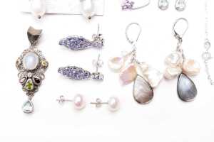 A collection of jewellery in sterling silver - 3