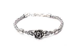 A bracelet and a dragon fly necklace/brooch in sterling silver - 3