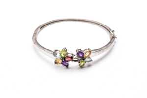 Two bangles in sterling silver - 4