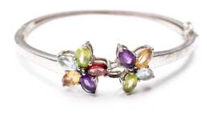 Two bangles in sterling silver - 5