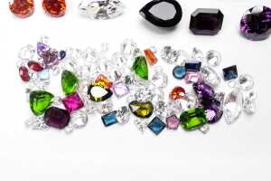 A collection of multi coloured cubic zirconia - 4