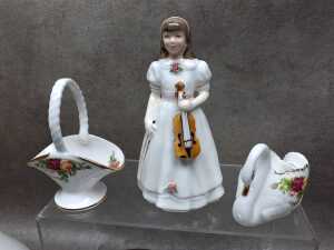 Assorted porcelain, including Royal Doulton 'First Performance' figure - 4