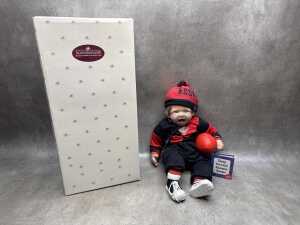 Ashton-Drake 'Timmy, the little Essendon Bomber' doll - 2