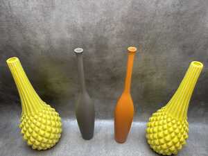 Four contemporary decorator ceramic vases - 3