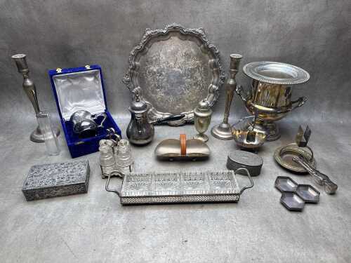Vintage silver-plated items
