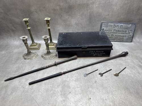 Vintage metal items