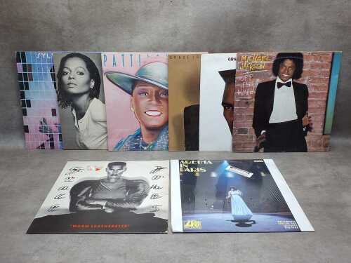 Eight Soul, Funk and Disco vinyl records