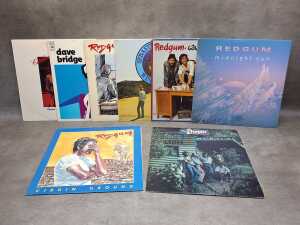 Eight Australian Rock, Folk and Prog vinyl records
