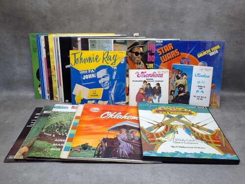 Assorted vinyl records