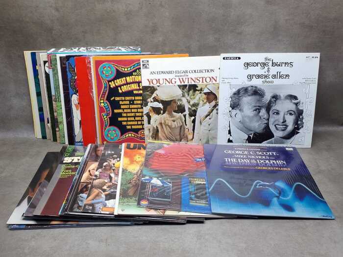 Mostly soundtrack vinyl records