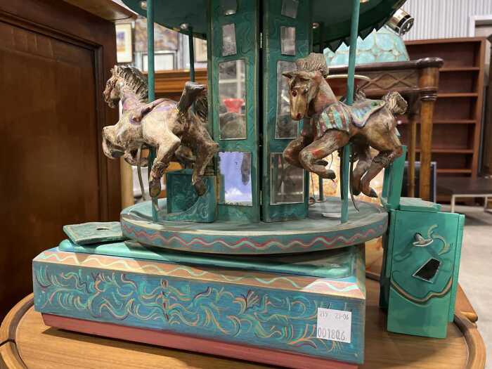 Hand-crafted bespoke electric carousel
