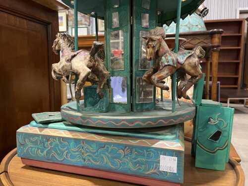 Hand-crafted bespoke electric carousel