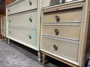 Three French chests of drawers - 2