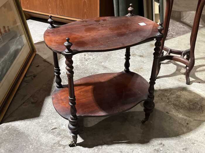 Two-tier side table