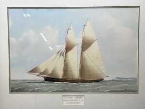 Two framed ship prints on paper - 4