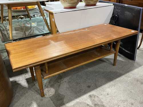 Mid-century timber coffee table
