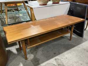 Mid-century timber coffee table
