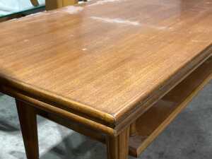 Mid-century timber coffee table - 3
